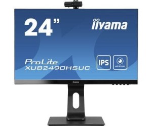 IIYAMA Monitor 24 XUB2490HSUC-B1 IPS,FHD,CAM,MIC,HDMI,DP,VGA,USB2.0