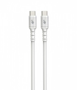 TB Kabel USB-C - USB-C 2m silikonowy biały