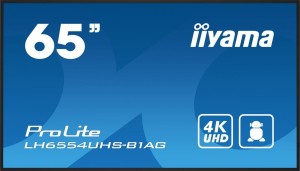 IIYAMA Monitor wielkoformatowy 64.5 cala LH6554UHS-B1AG 24/7,IPS,ANDROID.11,4K,SDM,2x10W
