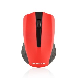 MODECOM Bezprzewodowa mysz optyczna WM9 Czarno-czerwona