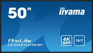 IIYAMA Monitor wielkoformatowy 50 cali LE5041UHS-B1 VA,4K,18/7,LAN,USB,HDMI