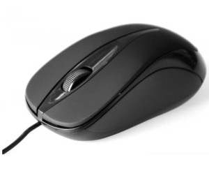 Media-Tech Mysz optyczna PLANO MT1091K (Czarny)