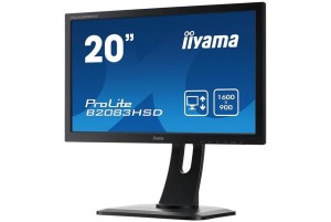 IIYAMA Monitor 19.5 B2083HSD-B1 DVI-D/DSUB/GŁOŚNIKI/PIVOT
