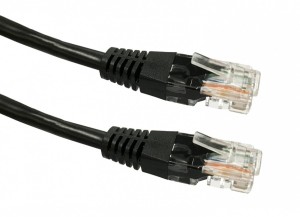 TB Kabel Patchcord miedziany kat. 6 RJ45 UTP 0,5m czarny