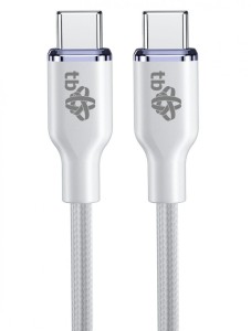 TB Kabel USB C - USB C 60W Glamour 1.5m biały