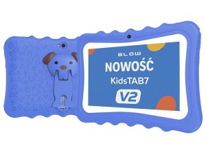 BLOW Tablet KidsTAB7 V2 4/32GB niebieskie etui kamera 2MP