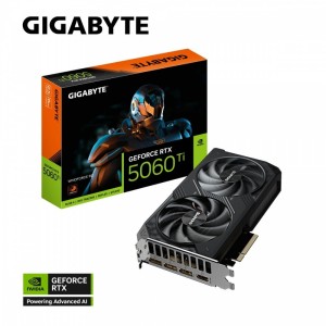 Gigabyte Karta graficzna GeForce RTX 5060 Ti WINDFORCE 8G 128BIT GDDR7 HDMI/3DP