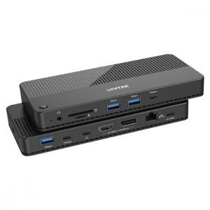 Unitek Stacja dokująca 12w1 USB-C, HDMI 2.1, USB 4, PD 100W; D1079A