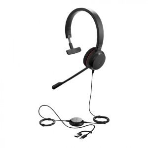 Jabra Słuchawki Evolve 20 SE USB-A amp C MS Mono