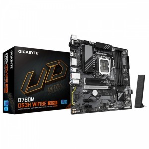 Gigabyte Płyta główna B760M DS3H WF6E GEN5 s1 700 4DDR5 HDMI/DP mATX