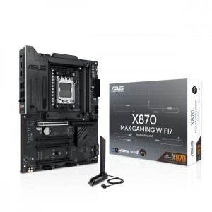 Asus Płyta główna X870 MAX GAMING WIFI7 AM5 4DDR5 HDMI/USB-C