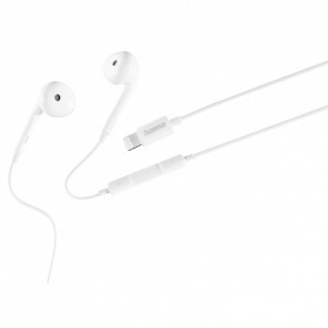 Hama Słuchawki douszne Glow z mikrofonem lightning