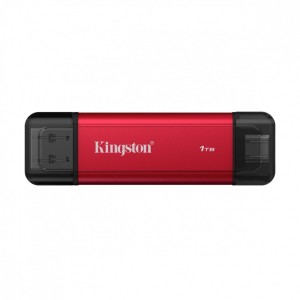 Kingston Dysk zewnętrzny SSD 1TB DualPortable USB-A/C 3.2 Gen2