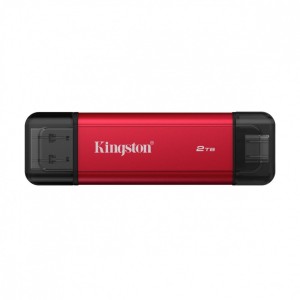 Kingston Dysk zewnętrzny SSD 2TB DualPortable USB-A/C 3.2 Gen2