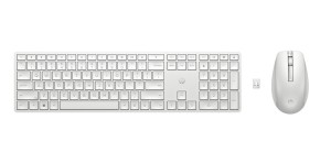 HyperX Zestaw klawiatura i mysz 650 bezprzewodowy biały 4R016AA#ABB