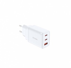 D-Link Ładowarka zasilacz GAN 2x 65W 2x USB-C 1x USB-A