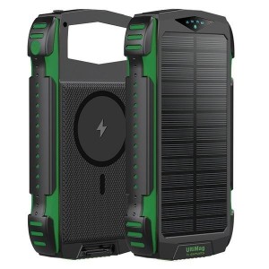 4smarts Powerbank Solarny 20000mAh TitanPack Rugged UltiMag Zielony