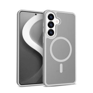 CRONG Etui Hybrid Matte Magnetic - MagSafe Samsung Galaxy S26 Szare