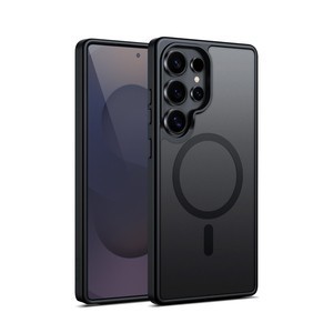 CRONG Etui Hybrid Matte Magnetic Etui MagSafe Samsung Galaxy S25 Ultra Czarne