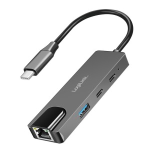 LogiLink Hub USB 3.2 Gen 1,3port y, z 2.5G Gigabit ethernet