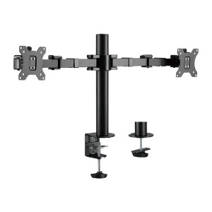 LogiLink Uchwyt na 2 monitory,17 -32 cale, ramie 380mm,2x12kg