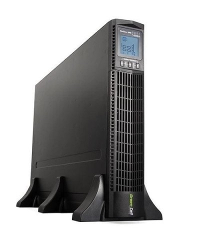 Green Cell Zasilacz awaryjny UPS do szaf serwerowych RTII 1000VA 900W z wyświetlaczem LCD