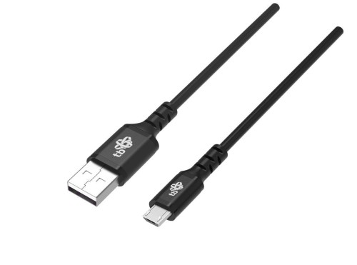 TB Kabel USB-Micro USB 1m silikonowy czarny