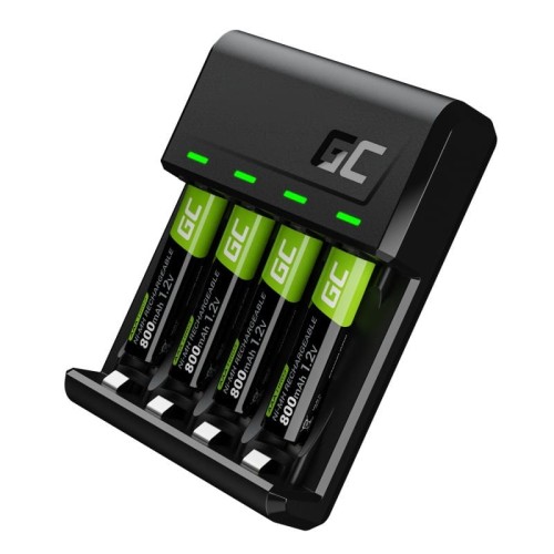 Green Cell Ładowarka VitalCharger 4x baterie akum AAA/HR03