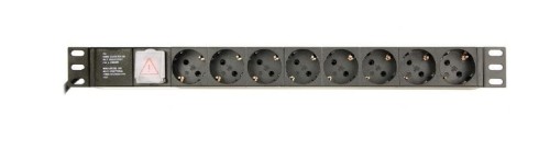 Gembird Listwa zasilająca rack 8 x German Socket 3M