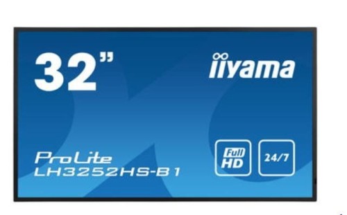 IIYAMA Monitor wielkoformatowy 31.5 cala LH3252HS-B1 24/7,IPS,ANDROID,400cd,FHD,PION,FailOver
