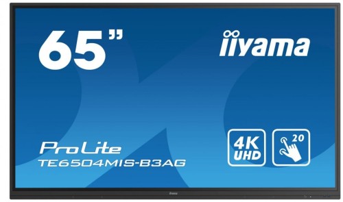 IIYAMA Monitor wielkoformatowy 65 cali TE6504MIS-B3AG INFRARED,4K,IPS,24/7,WiFi,7H,OPS SLOT