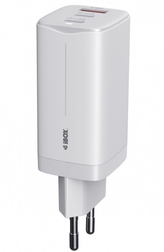 iBOX Ładowarka USB-C ILUC65W Biała