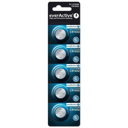 everActive Baterie litowe mini CR1632 blister 5 sztuk