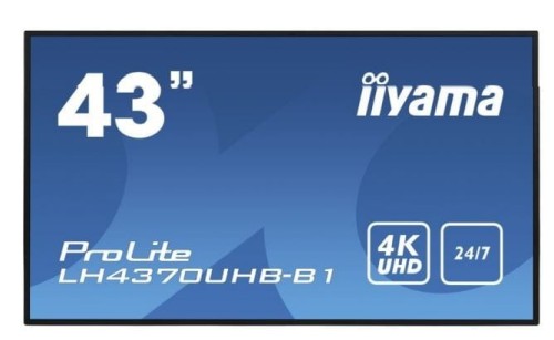 IIYAMA Monitor wielkoformatowy 42.5 cala LH4370UHB-B1 4K,24/7,ANDROID,700cd,VA,PION,SLIMline