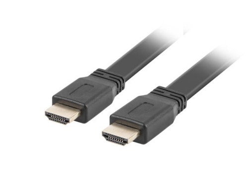 LANBERG Kabel HDMI-HDMI M/M v2.0 5m czarny płaski
