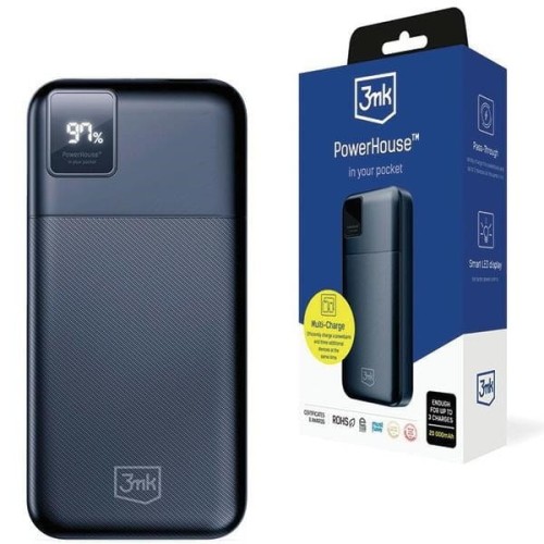 3MK Powerbank 20000mAh Multi Charge QC+PD PowerHouse