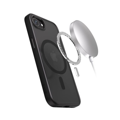 CRONG Hybrid Frost MAG Cover - Etui iPhone 16e MagSafe Czarne