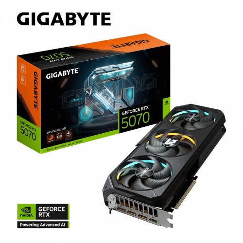 Gigabyte Karta graficzna RTX 5070 GAMING OC 12GB GDDR7 12GB 192bit HDMI/DP