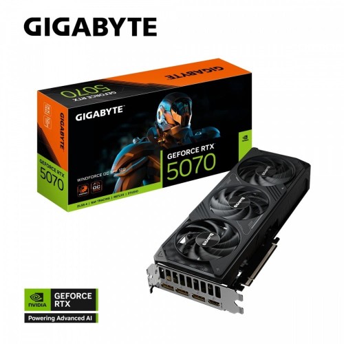 Gigabyte Karta graficzna GeForce RTX 5070 WINDFO FORCE OC SFF 12G 192BIT