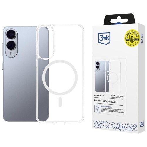3MK Etui Armor MagCase do Samsung S25 Edge MagSafe przezroczyste