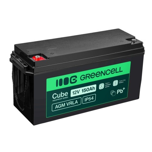 Green Cell Akumulator AGM VRLA 12V 150Ah IP54