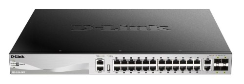 D-Link Przełącznik DGS-3130-30PS 24GE PoE 4SFP+ 2x10