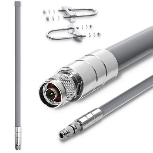 Qoltec Antena LoRa | 12dBi | dookólna | zewnętrzna | włókno szklane |   868 MHz | 1.5m