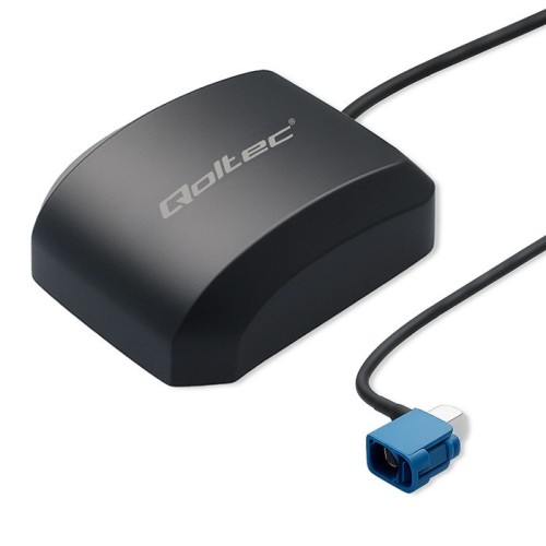 Qoltec Mobilna Antena GPS GLONASS z podstawą magnetyczną| dookólna |   28dBi | 50W | FAKRA