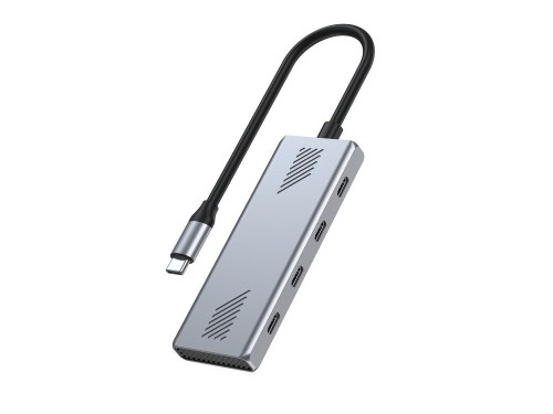 Gembird HUB USB3.2 Gen2 typ C, 4 porty USB-C