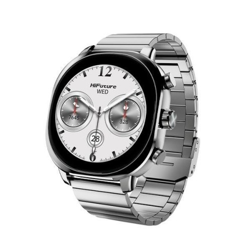 HiFuture Smartwatch FutureFit AIX srebrny