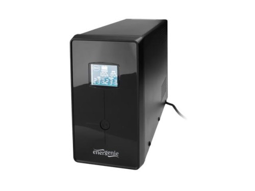 Gembird UPS LINE-INTERACTIVE 1500VA 3X IEC, 2X SCHUKO 230V, USB, RJ11 IN/OUT, LCD