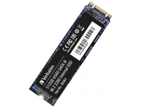 Verbatim Dysk wewnętrzny VI560 S3 SSD 512GB M.2 2280 SATA