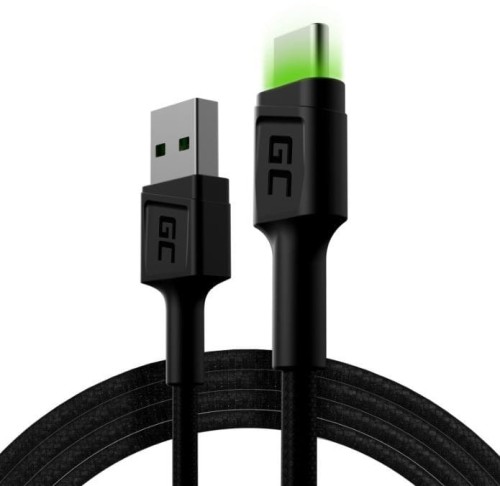 Green Cell Kabel GCRay USB - USB-C 120cm, podświetlenie LED