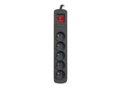 ARMAC Listwa zasilająca R5 5m 5x230V PL 10A Czarna